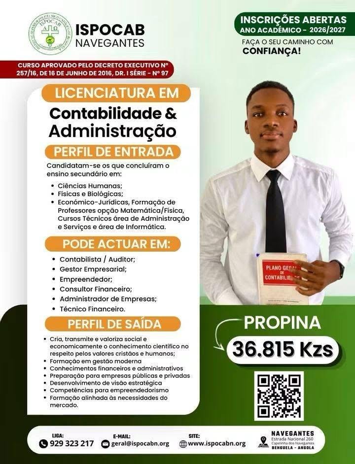 Licenciatura em Contabilidade e Administração